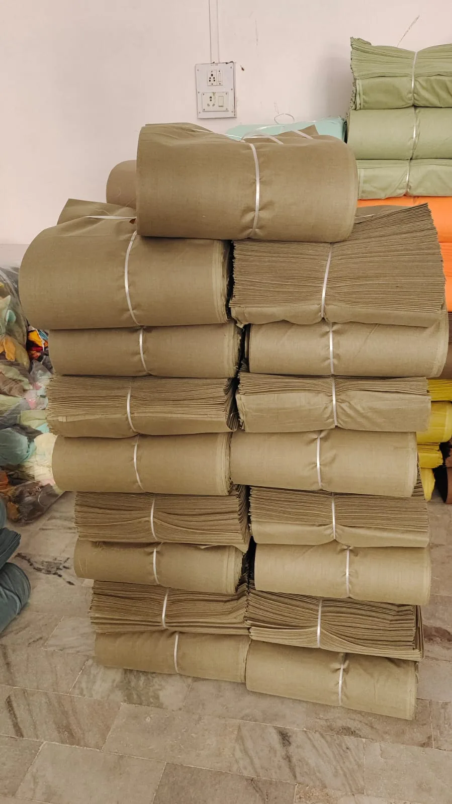 Pali Mills factory and fabric stock photo 3