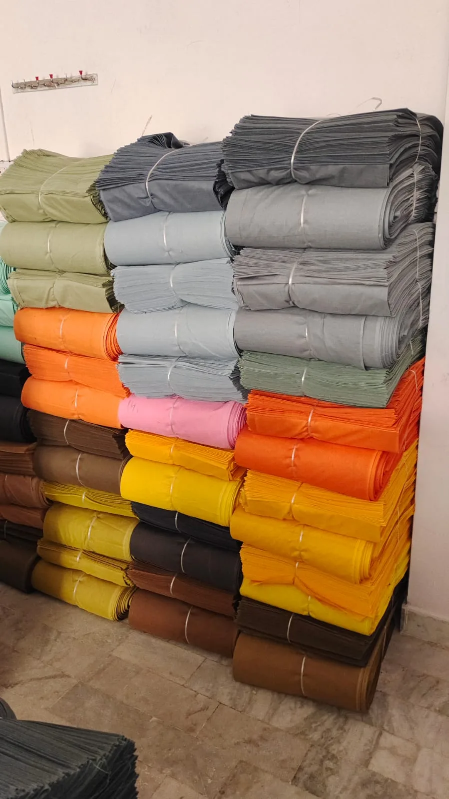 Pali Mills factory and fabric stock photo 7