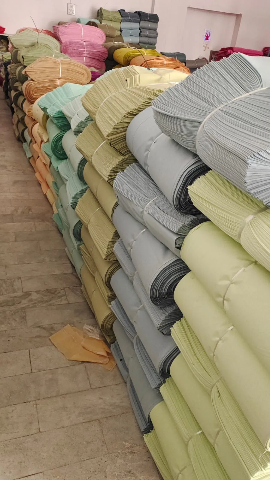 Pali Mills factory and fabric stock photo 9